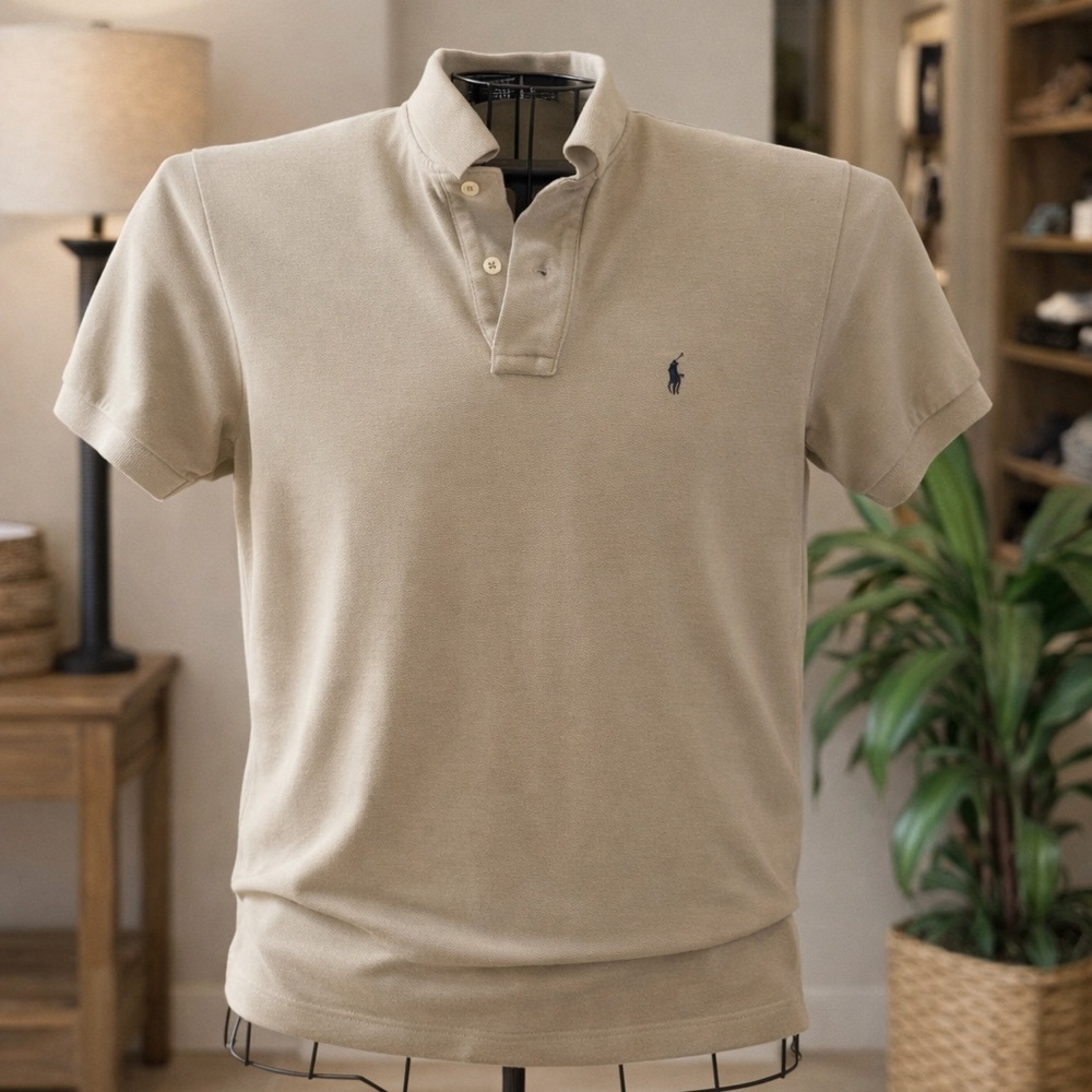 Polo Ralph Lauren Classic Tan Polo Shirt